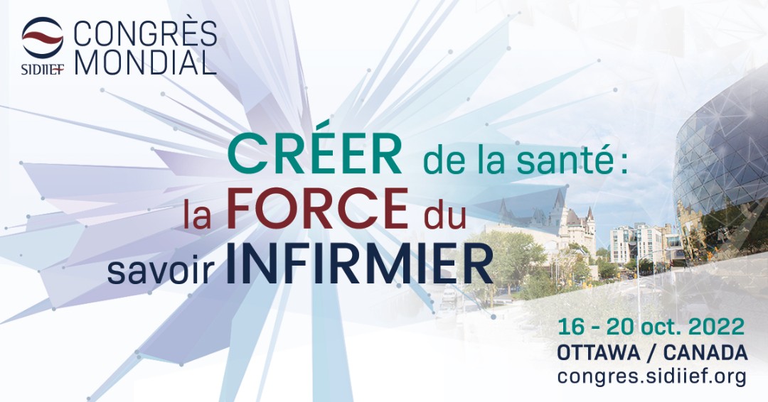 SIDIIEF's tweet photo. #CongresSIDIIEF: LE rendez-vous mondial des #infirmières et #infirmiers #francophones! Venez discuter de l'#expertise infirmière face aux enjeux de #santé et échanger sur les pratiques  innovantes!
📅 16 -20 oct.,Ottawa 
💡 Tarif hâtif jusqu'au 30 juin! https://t.co/JDhHj8Uz8Q https://t.co/T5kHodROV5