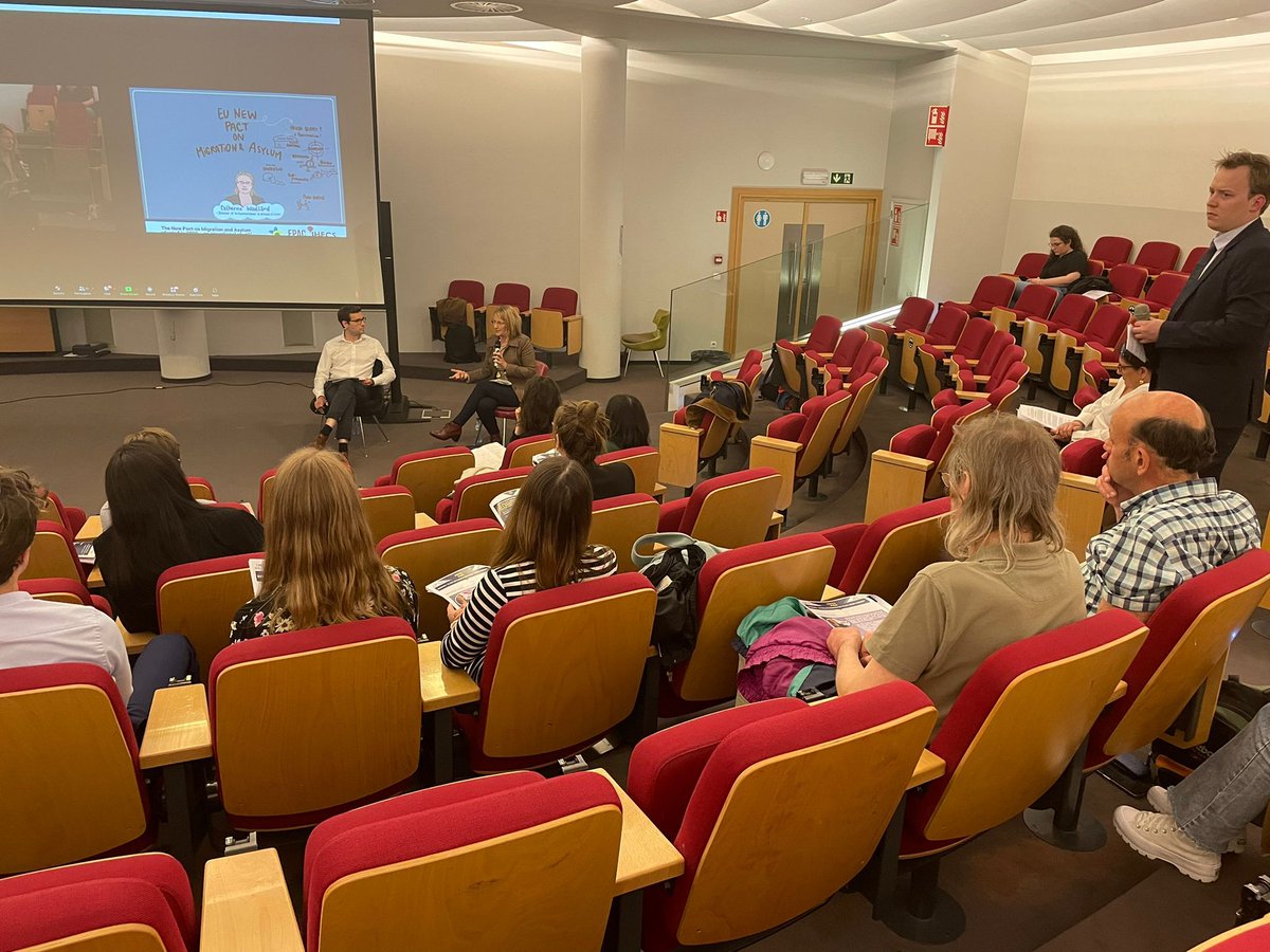 Many thanks to Catherine Woolard <a href="/ecre/">ECRE</a> for such a powerful insight into the main risks for vulnerable people with the adoption of the new EU migration Pact. 
A special thank you to all speakers and participants who attended this seminar.  We are grateful to all our sponsors.