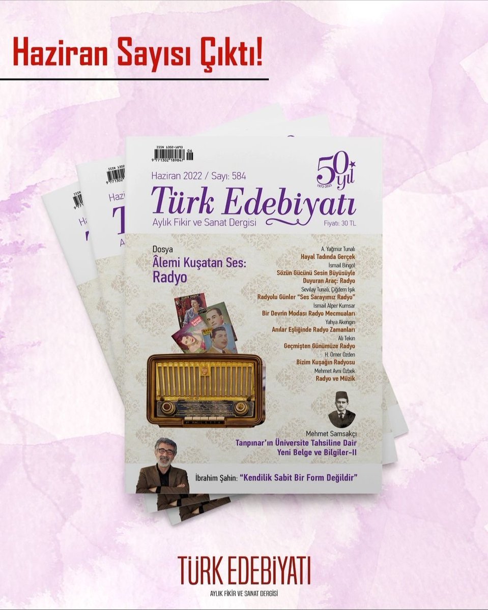 "Güner Sümer'in Küçük İnsanı" başlıklı yazımla Türk Edebiyatı dergisinin haziran sayısında ben de varım.  Keyifli okumalar dilerim.🌸
<a href="/turkedebiyati72/">Türk Edebiyatı</a>