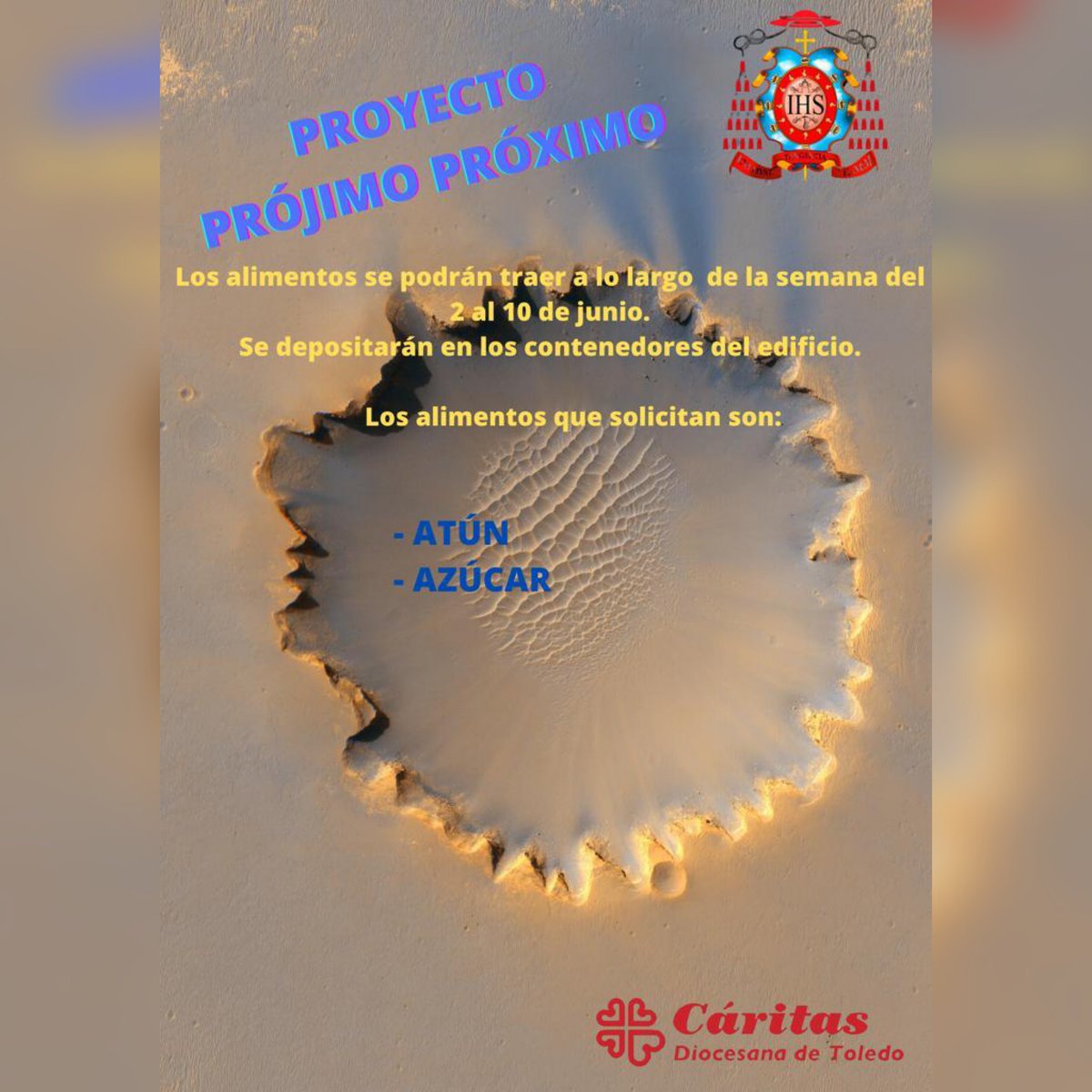 infantes_toledo's tweet photo. ♥️ Continuamos con nuestro proyecto solidario Prójimo Próximo. ♥️

Muchas gracias por vuestra colaboración. #SomosInfantes #projimoproximo #colaboramos #somossolidarios #CreandoFARP https://t.co/psmik0VZ5l