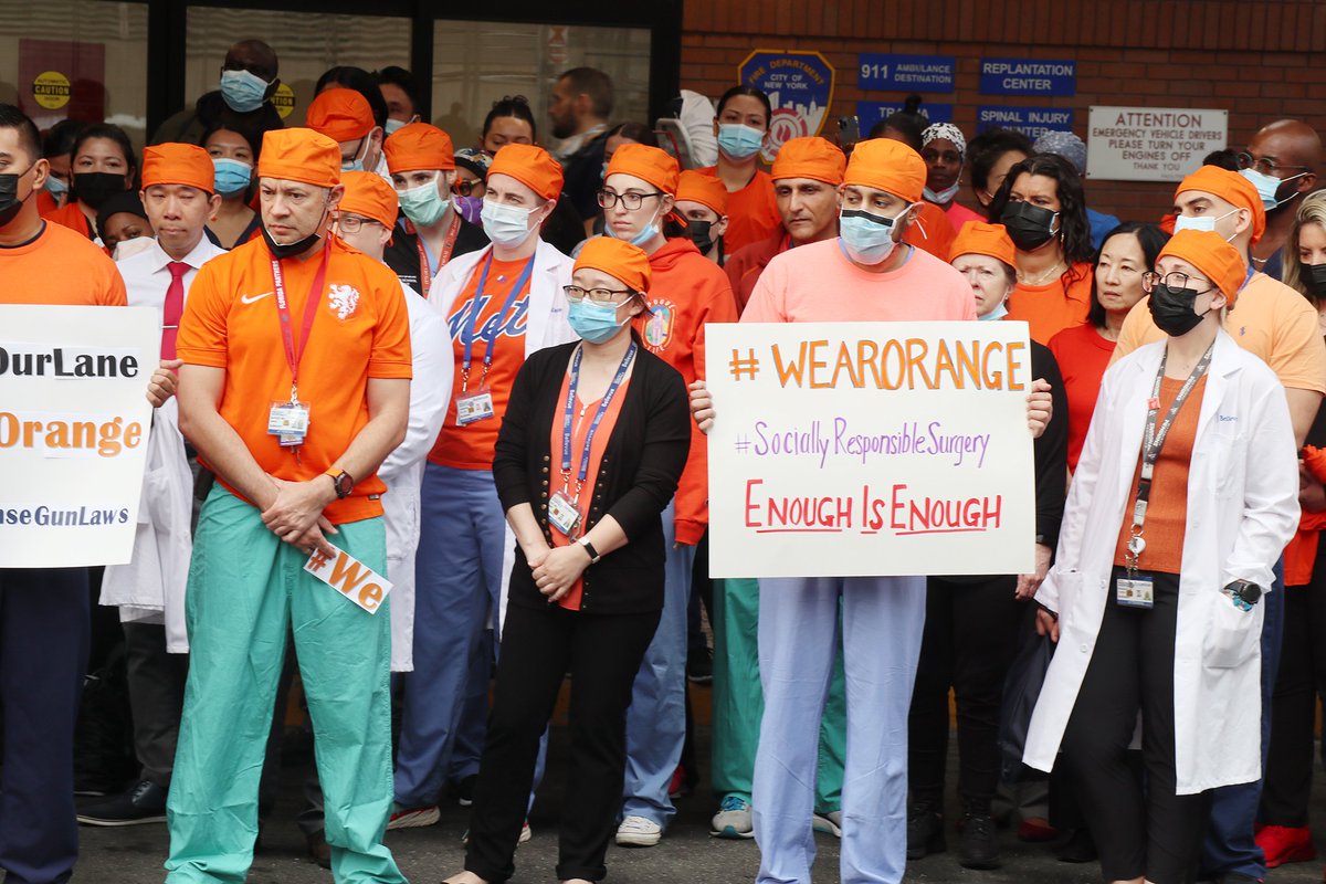 Socially Responsible Surgery: NYU (@nyusurgequity) on Twitter photo Today we #WearOrange and take a stand as members of the medical community and demand #CommonSenseGunLaws. We believe #EnoughIsEnough. Time for our politicians to #DoSomething #sociallyresponsiblesurgery #MedTwitter <a href="/SurgicalEquity/">Socially Responsible Surgery</a> <a href="/ThisIsOurLane/">ThisIsOurLane</a> <a href="/BellevueHosp/">NYC Health + Hospitals/Bellevue</a> <a href="/NYCHealthSystem/">NYC Health + Hospitals</a> Today we #WearOrange and take a stand as members of the medical community and demand #CommonSenseGunLaws. We believe #EnoughIsEnough. Time for our politicians to #DoSomething #sociallyresponsiblesurgery #MedTwitter <a href="/SurgicalEquity/">Socially Responsible Surgery</a> <a href="/ThisIsOurLane/">ThisIsOurLane</a> <a href="/BellevueHosp/">NYC Health + Hospitals/Bellevue</a> <a href="/NYCHealthSystem/">NYC Health + Hospitals</a>