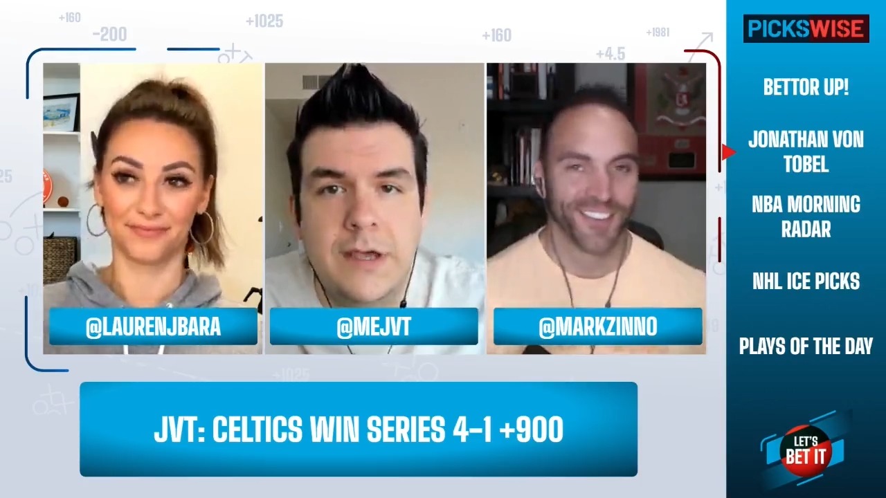 Pickswise on Twitter "Celtics in 5? 😳 meJVT states the case for sprinkling some money on it at