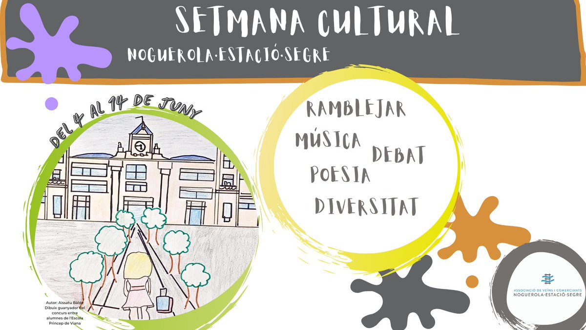 veinsdelbarri's tweet photo. 📢 Ja arriba la Setmana Cultural del Barri. Ja podeu consultar les activitats programades del 4 al 14 de juny!

🤸🏽‍♀️ Us esperem al carrer participant! 

Segueix pel fil per saber-ne més 👇 https://t.co/zGYkBJxv18