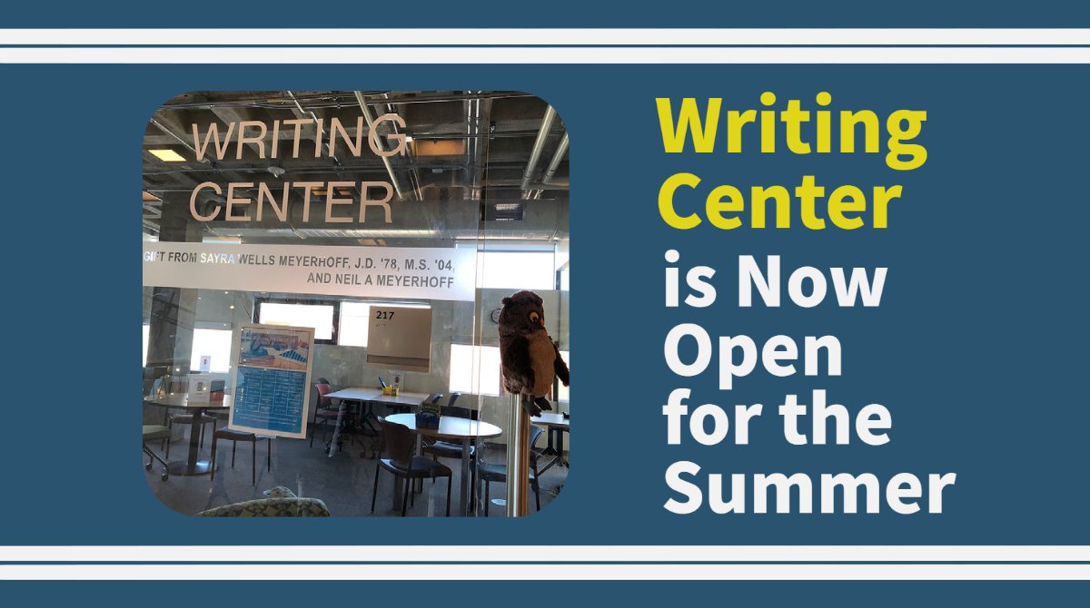 RLBlibrary's tweet photo. #writingcenter @ubaltsuccess https://t.co/dnaJdQ0Nzp