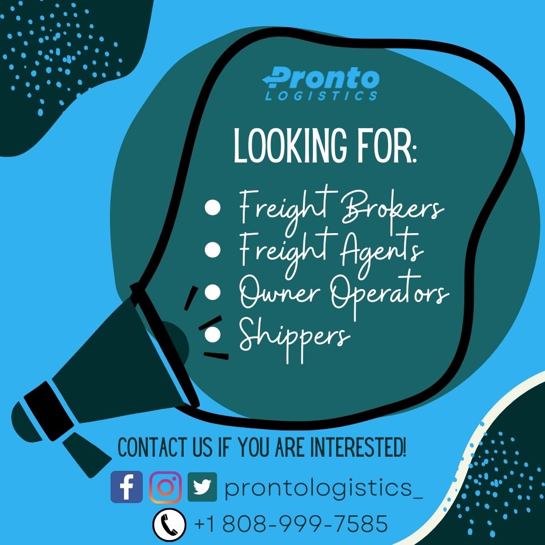 prontologistic_'s tweet photo. BE PART OF OUR GROWING TEAM!!!

Logistics Company | Freight Delivery | Broker Services

#owneroperator #freightdispatcher #truckdrivers #truckingindustry #logisticsolutions #logisticservices #freightbroker #prontologistics #Arkansas https://t.co/AvFLJau59l