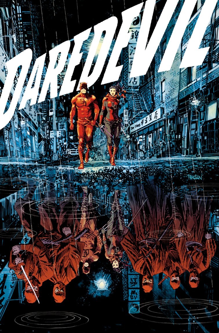urbanbarbarian's tweet photo. So very proud to be a part of this new DAREDEVIL launch!  This series had a profound effect on my art career and it's an honor to do a cover for the new #1 issue! https://t.co/83IhT0lilj