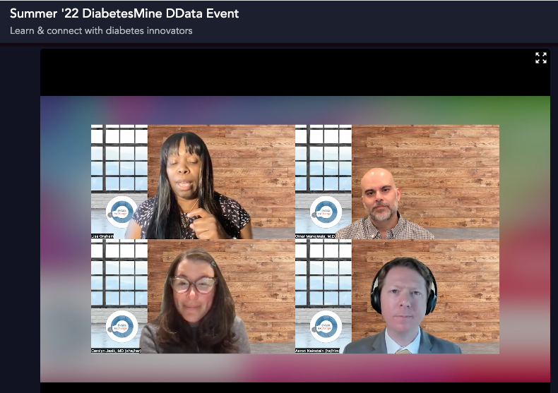 AaronNeinstein's tweet photo. Speaking now at #DData2022 with leaders from @omadahealth @onedroptoday @DarioHealth about the future of comprehensive care for people with diabetes and cardiometabolic disease. #DigitalHealth https://t.co/cGvxOU58Ea