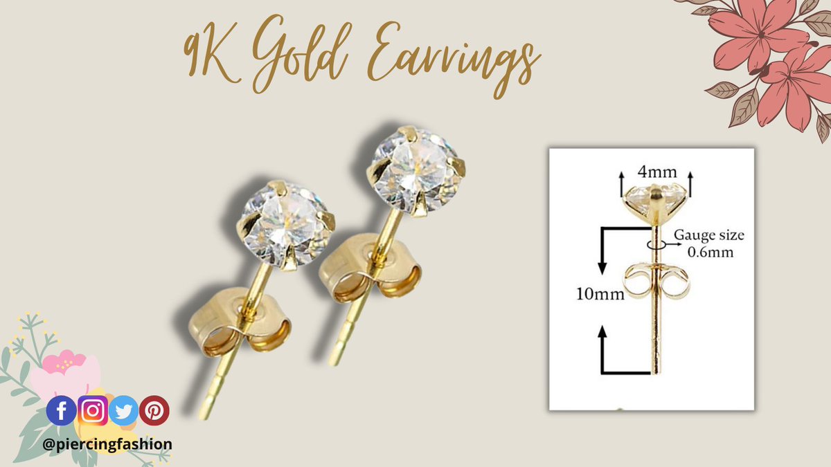 🌟Beautiful and attractive 9k Gold Earrings the perfect little gift for your special someone!🌟
etsy.me/391qpuM
Check out a large catalog of Earrings and pick the one that right for you
etsy.com/uk/shop/pierci…
 #piercingfashionuk #earrings  #gemstudearrings #gemstonestuds