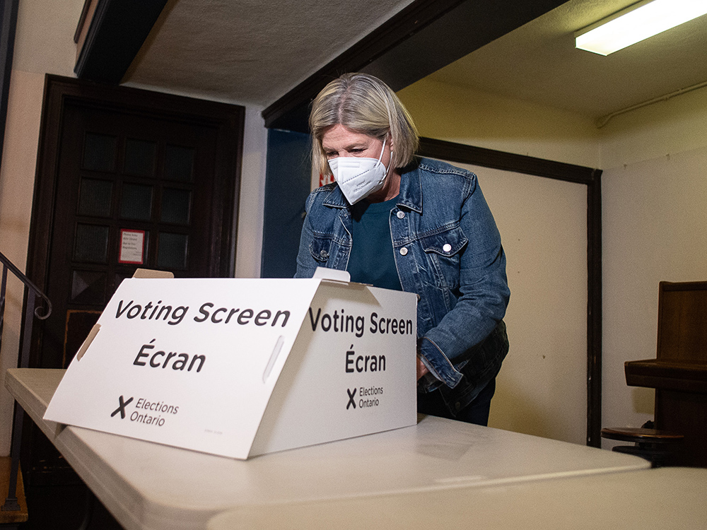 nationalpost's tweet photo. Ontario election live updates: Election officials warn of last-minute changes to polling locations https://t.co/qeVxwEDqyC #ONpoli #ONelxn #OntarioVotes #OntarioElection https://t.co/7VIN3ZUzCZ