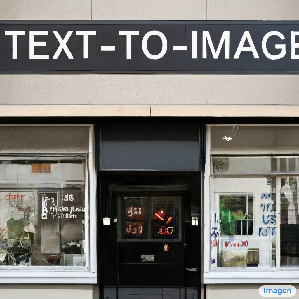 As the text gets longer, it naturally becomes more and more difficult to render correctly, but Imagen is pretty good for complex text prompts. "Text", "Text-to-Image", "Text-to-Image Diffusion", "Text-to-Image Diffusion Models"