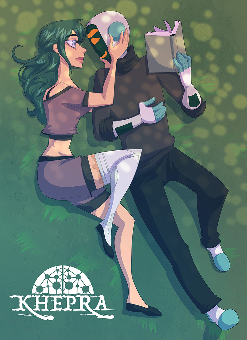 KhepraComic's tweet photo. I'm just sitting here comparing my first Khepra poster from 2 years ago to my latest one...It kinda shocked me at how much more confident I am with my style now and am actually happy with my artwork after all this effort!

I also love how much Ed and Cara have grown 😭❤️ https://t.co/XOq2EaQGJ5