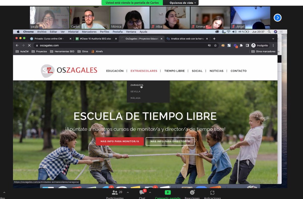 🚀¿Algún alumno de <a href="/aulaCM/">Aula CM - Escuela de Comunicación y Marketing</a>  que a  parte de ser un GRAN Community Manager, también sea un SÚPER Monitor/a de tiempo libre?

Gracias <a href="/Carlosalvador_/">Carlos Salvador</a>  Te mandamos un abrazo “Zagalero”por todos los consejos ✅

#equipo234 #CommunityManager #ETL #SEO #LNVolcánica #AulaCM #oszagales