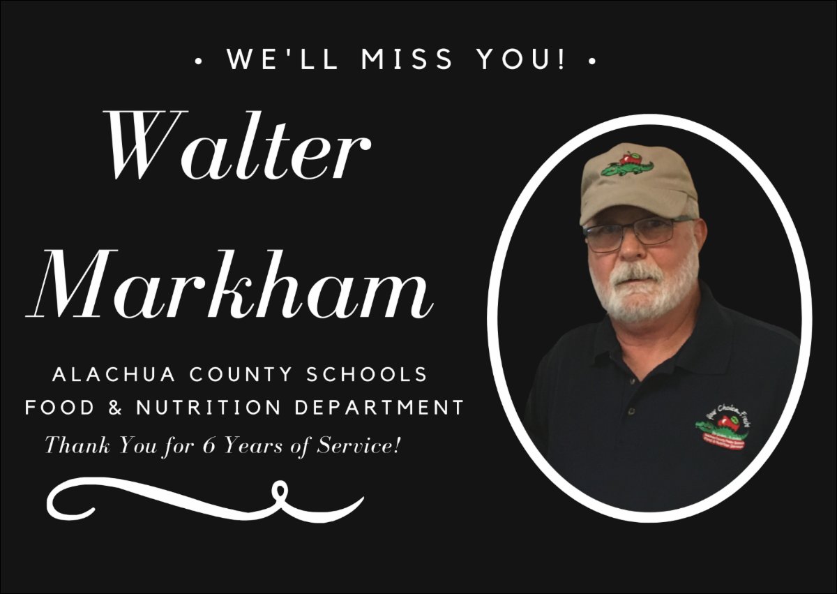 Congratulations to our retirees! Beverly Rowe - 22 years, Ruth Saunders - 9 years and Walter Markham - 6 years!  We appreciated your years of service and you will be greatly missed!