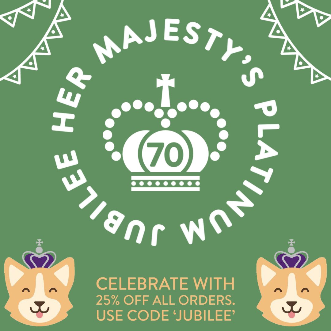 DivinePetsUK's tweet photo. How are you celebrating this special Jubilee Weekend with your pets? Let us know &amp; share your pictures!

We're also offering 25% off all orders this weekend with code 'jubilee' 🐶👑

🛒 https://t.co/KcvdHhSQTo

#dogsuk #jubileeweekend #PlatinumJubilee #platinumjubilee2022 #HM70 https://t.co/vBb47Sml3K