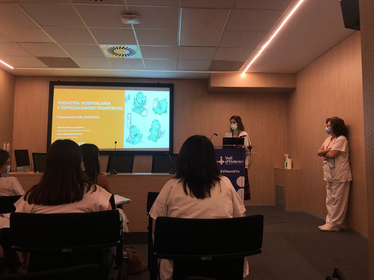 Ya están en el Hospital Infantil  <a href="/vallhebron/">Vall d'Hebron</a> la nueva promoción #EIRP 2022-2024, gracias por elegirnos #residentsVH #infermeriaVH nuestro objetivo ofreceros la mejor formación