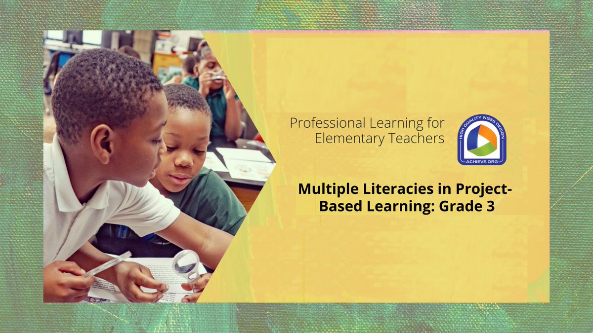 NextGen PBL at CREATE for STEM is excited to offer professional learning for Multiple Literacies in Project-Based Learning (ML-PBL) for SY 22-23, beginning July 27. For more information, visit community.create4stem.msu.edu/node/501 <a href="/krajcikjoe/">Joseph Krajcik</a> <a href="/CMorrisonThomas/">ChristieMT</a> <a href="/MSUCollegeofEd/">College of Education</a>