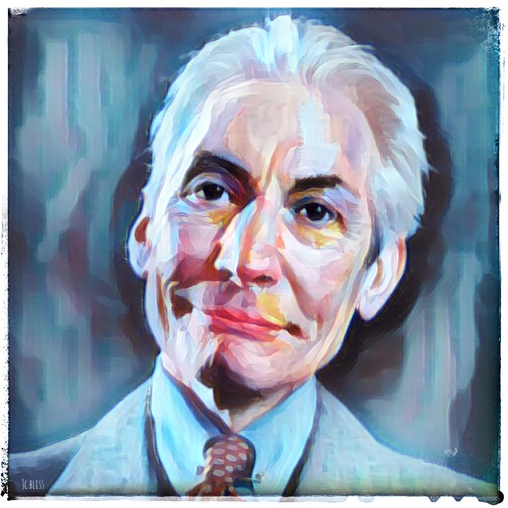 Happy birthday, Charlie Watts (1941 2021).  By JC Bliss 