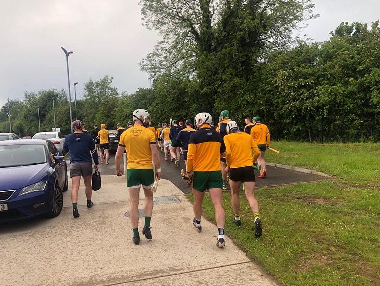 AontroimGAA's tweet photo. Our Senior Hurlers last training session before they set off for Dublin in the #JoeMcDonaghCup Final 🏆
SAFFRON SUPPORT REQUIRED https://t.co/Mtleayg2IE