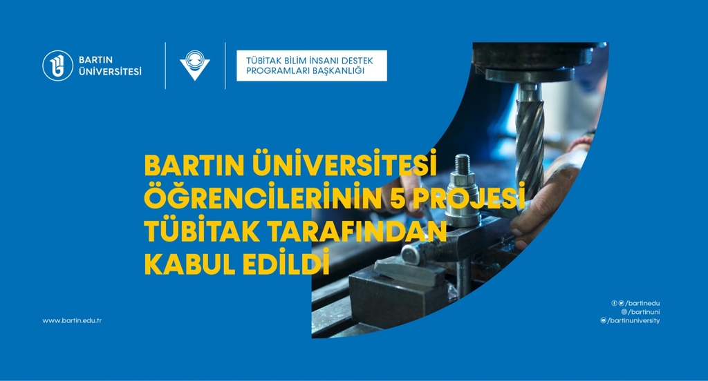 Üniversitemiz öğrencilerinin 5 projesi TÜBİTAK tarafından kabul edildi.

w3.bartin.edu.tr/haberler/barti…