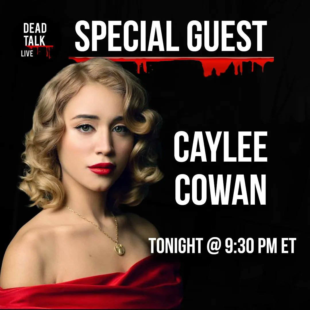 DeadTalk_Live's tweet photo. Star of Frank and Penelope, @Caylee_Cowan (Penelope) is our special guest tonight!
Watch us LIVE STREAM with Caylee Cowan at 930pm EST! 👇👇👇
https://t.co/FGnSqIxpfd
#DeadTalkLive #StayWalking #movies #films #CayleeCowan #RedBudStudios #FrankAndPenelope @RedBudStudiosTx https://t.co/FZSVtBIAXq