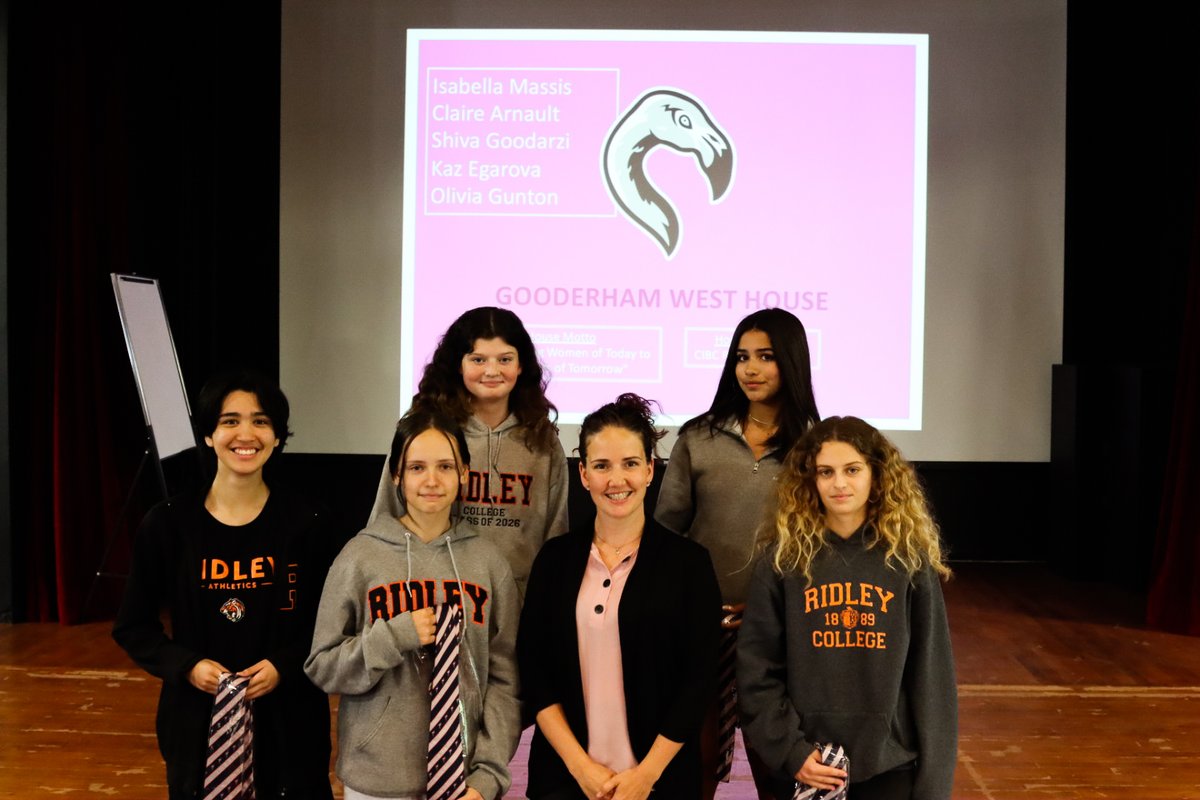Ridley_College's tweet photo. Today, our returning Grade 8 students were sorted into their Houses during our Grade 8 Placement Luncheon. This is what Ridley Boarding is all about: community, friendship and a home away from home. https://t.co/8GKUIFRELs