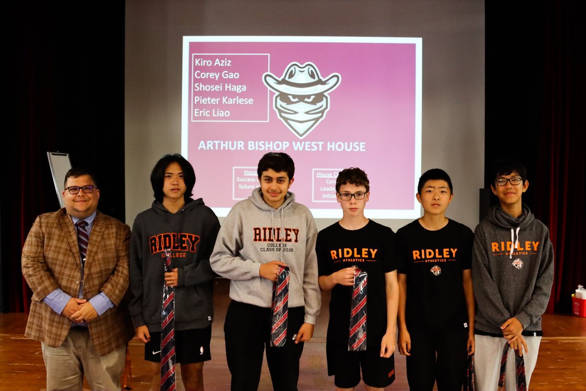 Ridley_College's tweet photo. Today, our returning Grade 8 students were sorted into their Houses during our Grade 8 Placement Luncheon. This is what Ridley Boarding is all about: community, friendship and a home away from home. https://t.co/8GKUIFRELs