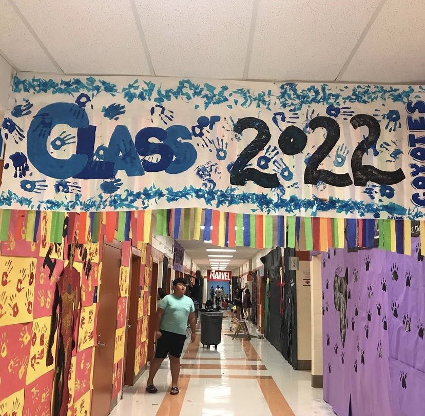 4 days till graduation! Today is all about Homecoming Hallways! The Class of 2022 has had so much fun creating our hallways over the years! From our Marvel hallway Freshman year, to our 90's hallway Sophomore year, and finally our Wizard of Oz Hallway Senior year!