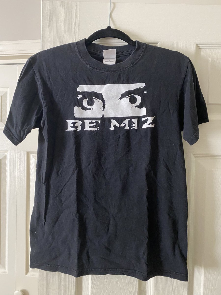 Jen_Durivage's tweet photo. After listening to @johnnybananas #deathtaxesandbananas podcast with @mikethemiz I felt compelled to find my “Be Miz” shirt. The Miz Phenomenon Has Begun. #yourewelcome https://t.co/f6Odpwvohb