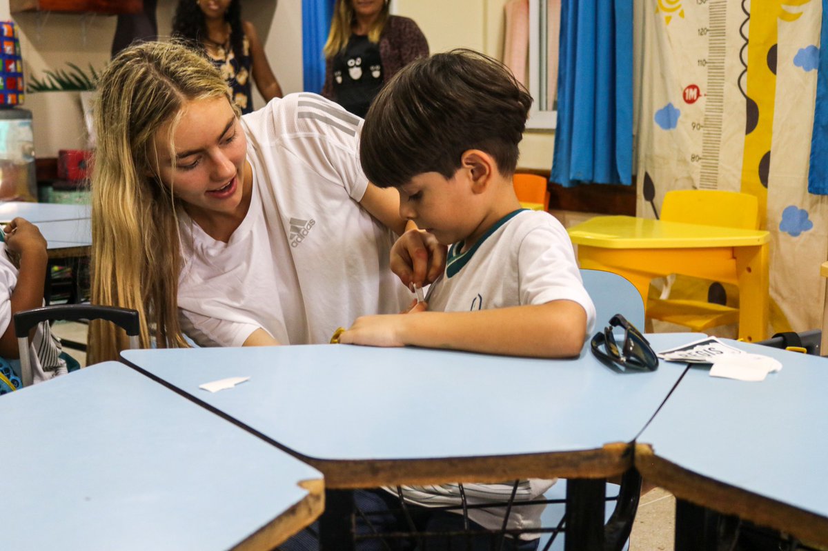 We had the amazing opportunity to meet the students of Escola Municipal Professora Osiris Palmier de Veiga!
