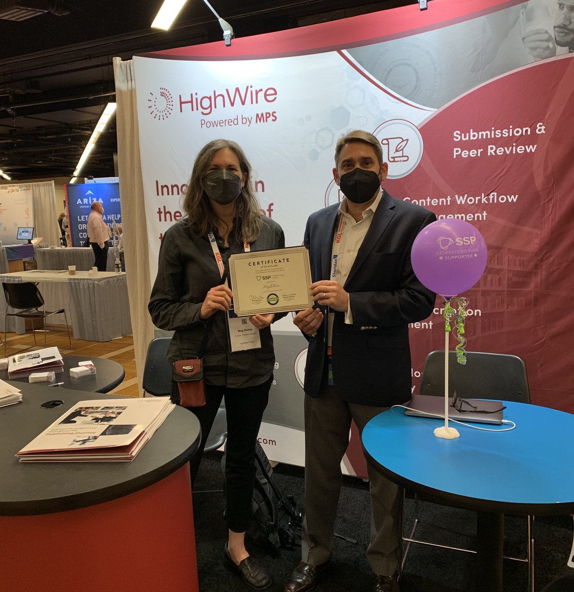 highwirepress's tweet image. Proud to be recognized by @ScholarlyPub for our support of the Generation Fund! #SSP2022