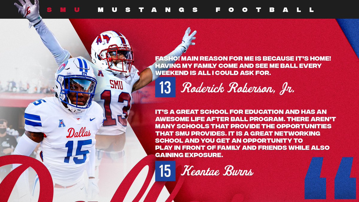 SMUFB's tweet image. Why SMU? The answer is simple. 

#PonyUpDallas