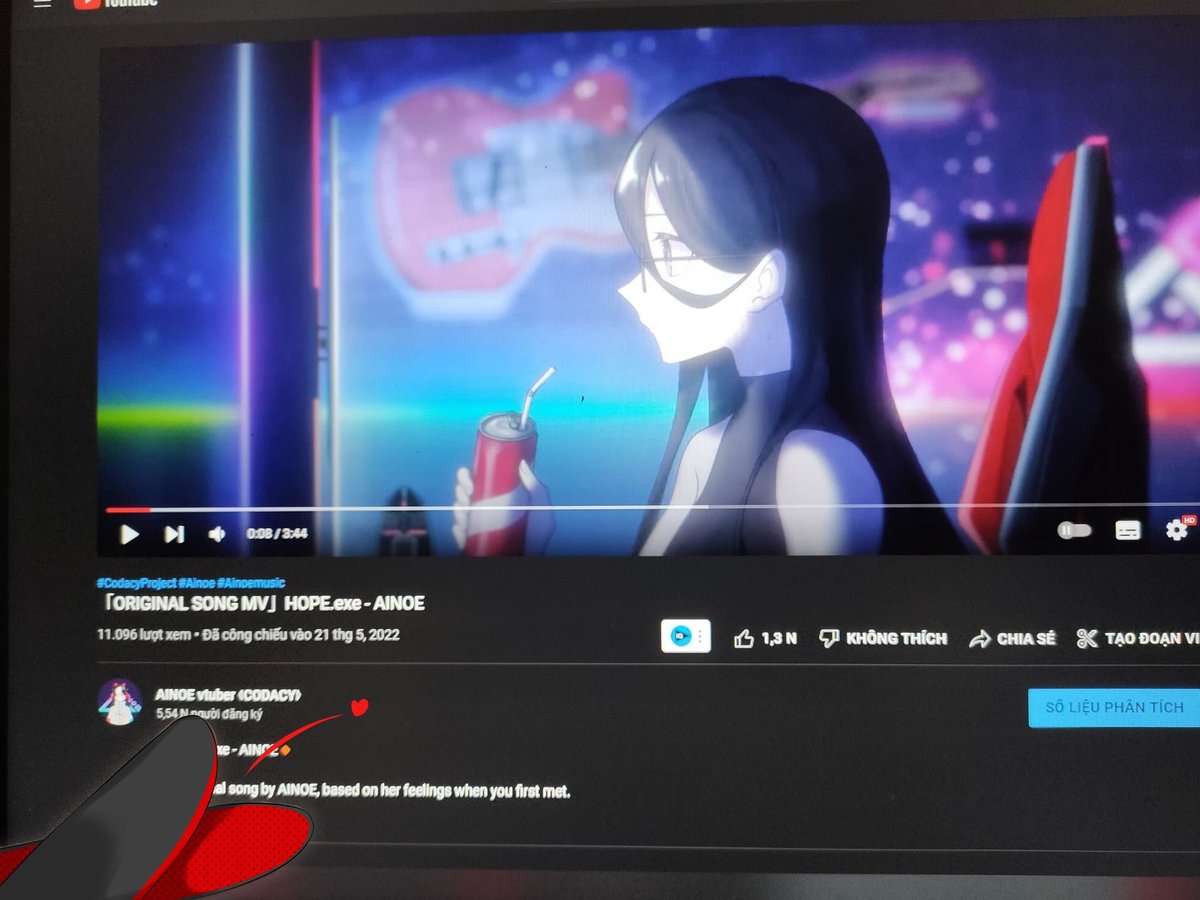CodacyAinoe's tweet photo. This is all thanks to you #virussy
👑👑👑11k View for my original song <3 <3 <3
We still have a long way to go before...!?

#ainoe #codacyproject #vtuber https://t.co/k9dZpnMxX1