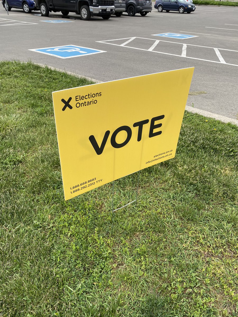 Took less than 60 seconds of my day. GO VOTE!! <a href="/ElectionsON/">Elections Ontario</a>