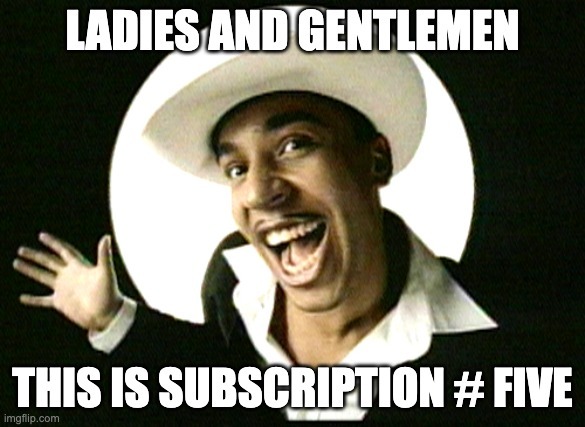 We just launched subscriptions <a href="/supliful/">Supliful</a> and got our 5th subscriber. I can't believe there's even a meme for that.
