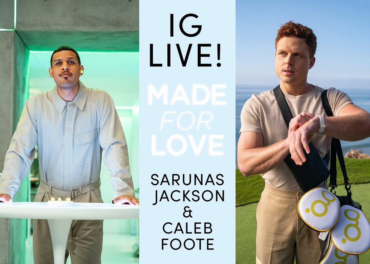 Paramount Television Studios (@paramounttvs) on Twitter photo Still have those burning #MadeForLove season 2 finale questions? <a href="/ronejae/">Sarunas J Jackson 🏁</a> & <a href="/calebfoote/">Caleb Foote</a> are going LIVE tomorrow at 10a PST/1p EST on <a href="/hbomax/">HBO Max</a> & @hbomaxpop Instagram accounts to give you all the answers. We’ll see you there 😉 Still have those burning #MadeForLove season 2 finale questions? <a href="/ronejae/">Sarunas J Jackson 🏁</a> & <a href="/calebfoote/">Caleb Foote</a> are going LIVE tomorrow at 10a PST/1p EST on <a href="/hbomax/">HBO Max</a> & @hbomaxpop Instagram accounts to give you all the answers. We’ll see you there 😉