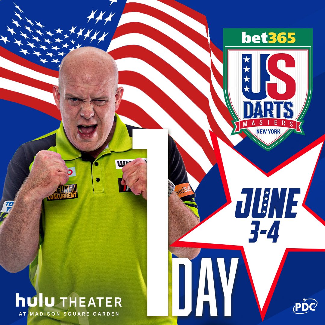 Hulu Theater at MSG on Twitter "The World Series of Darts is ONE DAY