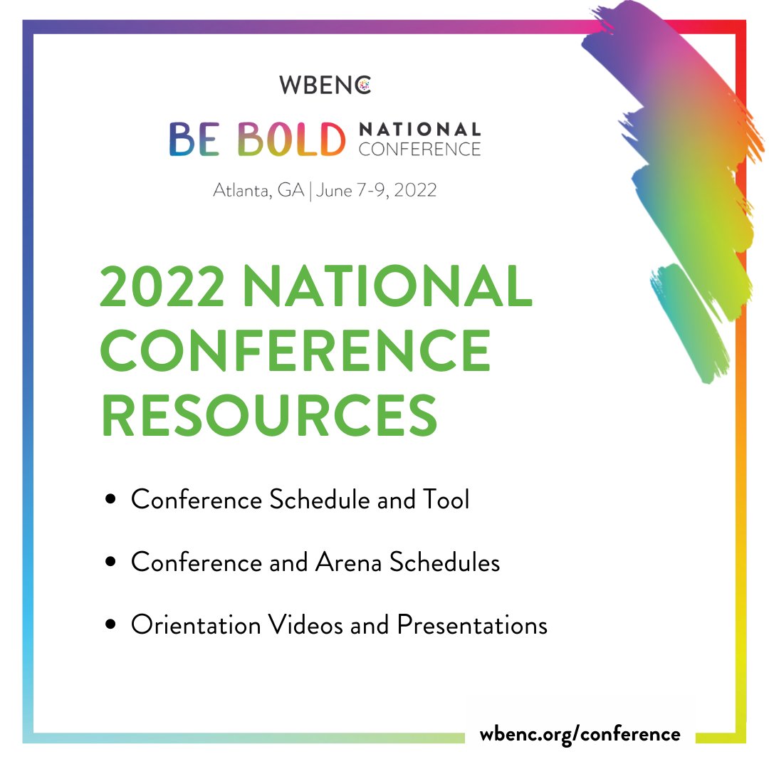 WBENCLive on Twitter "Be in the know before you go to the 2022 WBENC