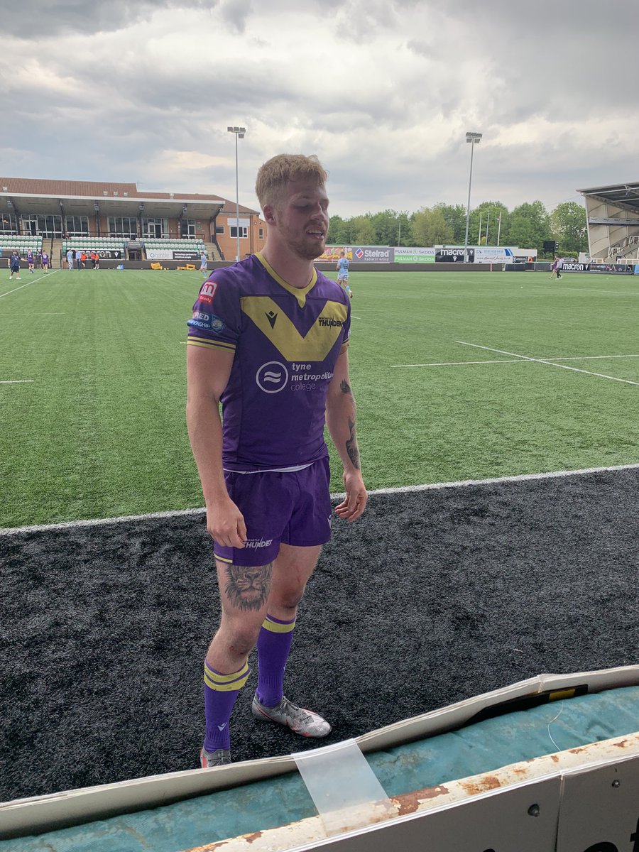 Proud of the performance put in by ⁦<a href="/Nathclemm/">Nathan</a>⁩ and all of the lads today.  What an effort against a top quality team especially those repeat sets at the end of the first half. ⁦<a href="/ThunderRugby/">Newcastle Thunder</a>⁩