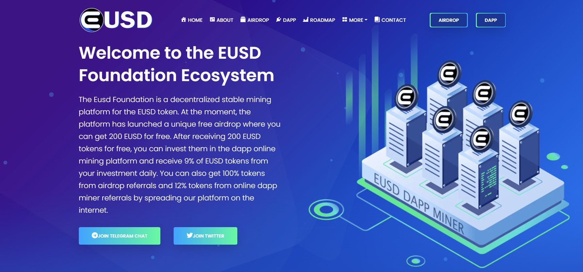 EUSD Foundation tweet media