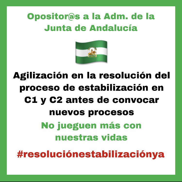 <a href="/Pm94866208/">Pm</a> <a href="/JuanMa_Moreno/">Juanma Moreno</a> <a href="/eliasbendodo/">Elías Bendodo</a> <a href="/IAAPJunta/">IAAP Junta Andalucía</a> <a href="/eldiarioes/">elDiario.es</a> <a href="/elpaisandalucia/">El País Andalucía</a> <a href="/InteriorJunta/">Consejería de la Presidencia y Emergencias</a> <a href="/JuanMa_Moreno/">Juanma Moreno</a> <a href="/InteriorJunta/">Consejería de la Presidencia y Emergencias</a> <a href="/IAAPJunta/">IAAP Junta Andalucía</a>
<a href="/eliasbendodo/">Elías Bendodo</a>
 #EleccionesAndalucia2022 #EleccionesAndaluzas #Funcionariadoenparo #resolucionestabilizacionya #AndaluciaAvanza #JuanmaPresidente <a href="/eldiacordoba/">El Día de Córdoba</a> <a href="/eldiarioes/">elDiario.es</a> <a href="/elpaisandalucia/">El País Andalucía</a> <a href="/elprogramadear/">El Programa de Ana Rosa</a> <a href="/sextaNoticias/">laSexta Noticias</a> <a href="/NOTICIAS_OPOS/">NOTICIAS OPOSICIONES</a>