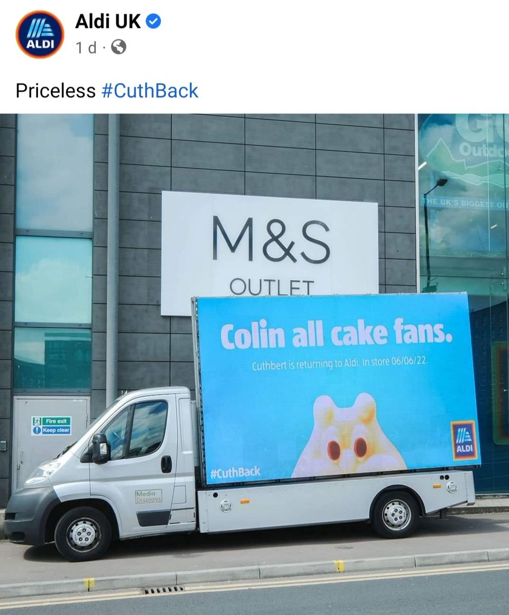 WeAreNutnique's tweet image. @AldiUK you take the cake! 😅🤣
#CuthBack