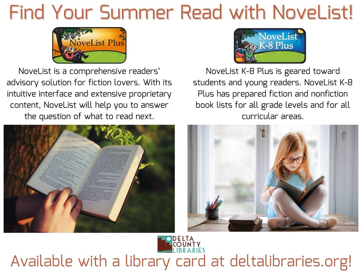 Delta County Libraries tweet media