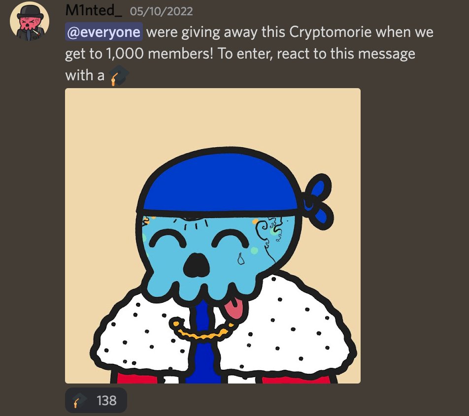 W3️⃣B SCHOLARS | SCHOLARSHIP DAO (@w3bscholars) on Twitter photo With so much going on in our casino, relaunching our site, and building our community, (AKA The Grind) we almost forgot about this <a href="/CryptoMories/">CryptoMories News</a> giveaway at 1k members!
Join us!
discord.gg/w3b-scholars With so much going on in our casino, relaunching our site, and building our community, (AKA The Grind) we almost forgot about this <a href="/CryptoMories/">CryptoMories News</a> giveaway at 1k members!
Join us!
discord.gg/w3b-scholars
