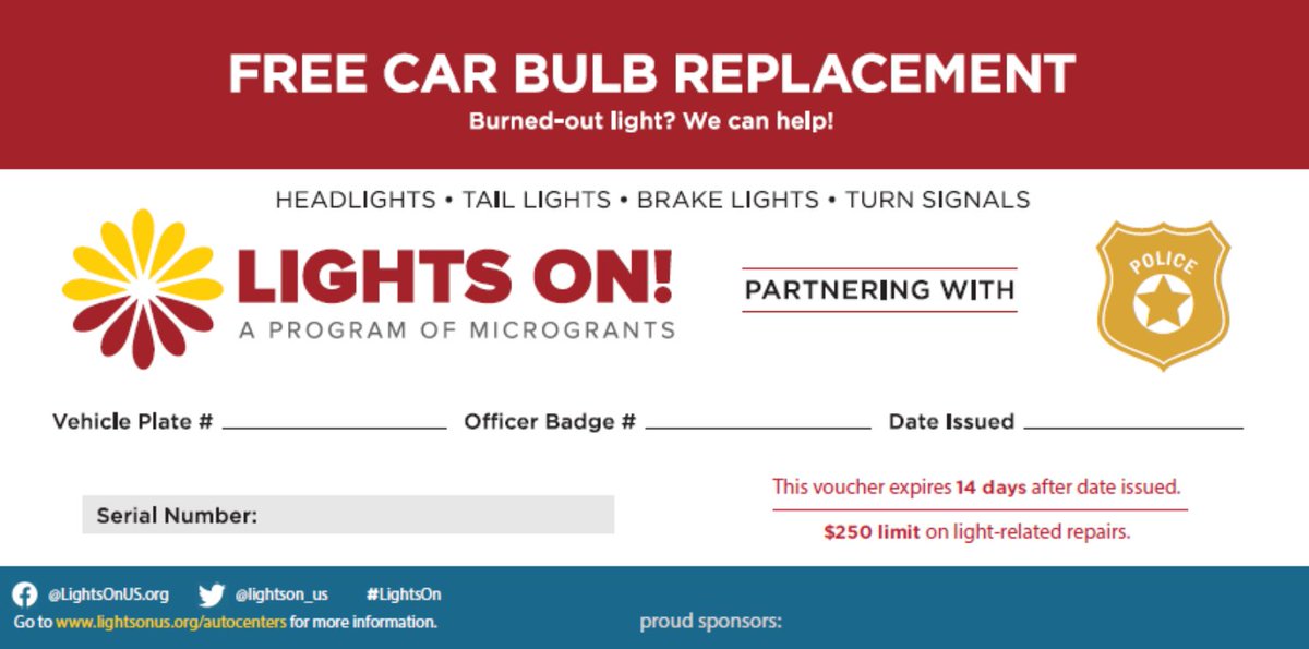 AimeeCho4's tweet photo. REINVENTING TRAFFIC STOPS: @TakomaParkPD has a new program to help drivers pay for car repairs. When drivers get pulled over for minor issues (broken tail light, turn signals, etc), instead of getting a fine, they'll now get a voucher for a free repair up to $250 at RS Automotive https://t.co/lGbFkq0jiO