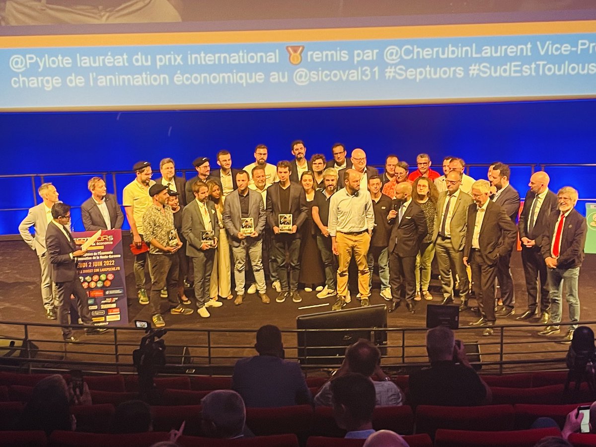 La photo de famille des gagnants des #Septuors 2022 ⁦<a href="/ladepechedumidi/">La Dépêche du Midi</a>⁩ Bravo à tous !