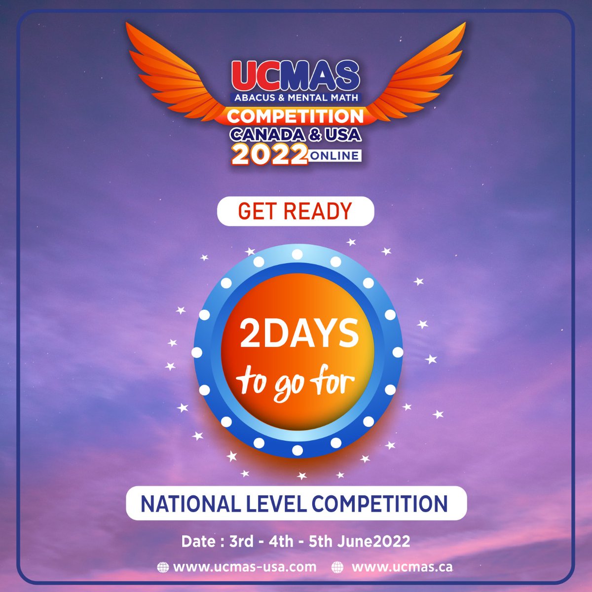 Good Luck to all our amazing students! Give your best because we are rooting for you! You all have worked so hard to reach here, and now it’s time to prove it. 
#nationallevelcompetition #nlc2022 #ucmas #math #competition #usa #canada #abacus #online #success #registernow