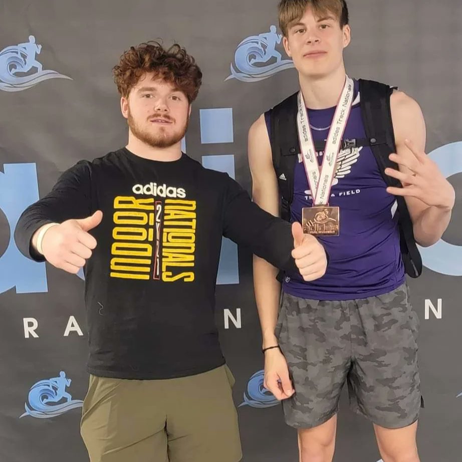 Good luck to Vermilion's Hayden Valenti and Ayden Bath, headed to state for track this weekend! They are 2 exceptional young men on and off the track and we are all very proud of them! Go Sailors! ⚓️ <a href="/TheSailorNation/">Vermilion Athletics</a>