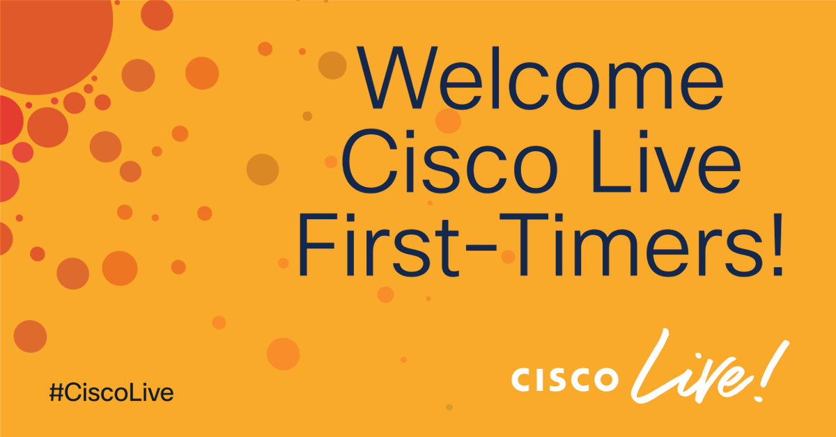 Three quick tips for #CiscoLive first-time attendees:
Book your sessions early ✔️
Build your schedule based on interests ✔️
Read past attendee blogs for valuable insights ✔️
See you soon! cs.co/6016zVi3o