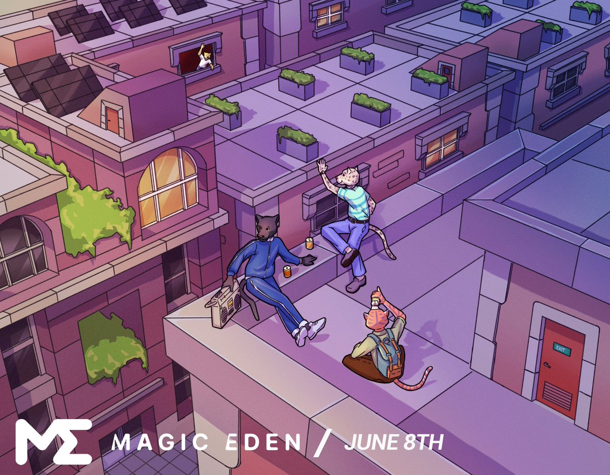 Panthera Labs (@panthera_labs) on Twitter photo Hello👋
Hello Pantha is set to exclusively launch June 8th on the <a href="/MagicEden/">Magic Eden 🪄</a> Launchpad!
Mint Price: 2.5 SOL Time: TBD Hello👋
Hello Pantha is set to exclusively launch June 8th on the <a href="/MagicEden/">Magic Eden 🪄</a> Launchpad!
Mint Price: 2.5 SOL Time: TBD