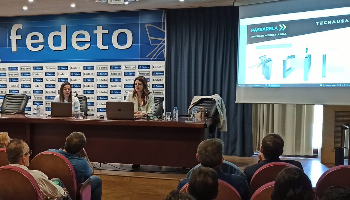 TecnausaRec's tweet photo. Presentación del Control de Acceso Passarela con la Asociación Famacasman en Castilla La Mancha ¡Muchas gracias por la gran acogida! https://t.co/KC5FME5HES